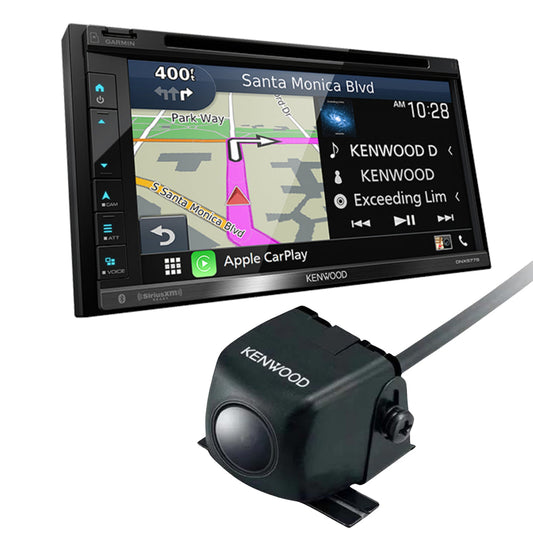 Kenwood Navigation Receiver DNX577S and Kenwood Universal backup camera CMOS-230
