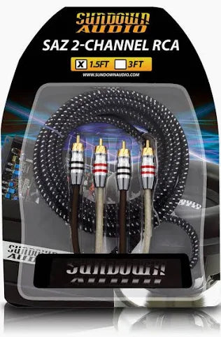 Sundown Audio 2 channel SAZ RCA cable