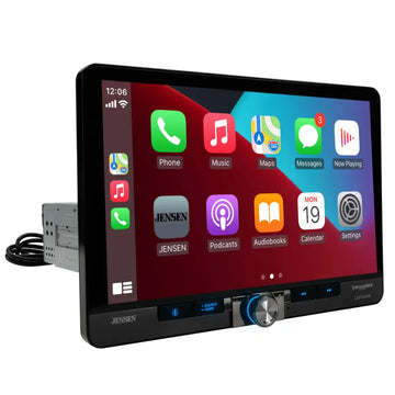 Jensen 10.1" Touchscreen Bluetooth Car Radio w/iDatalink Compatibility - CAR140MW